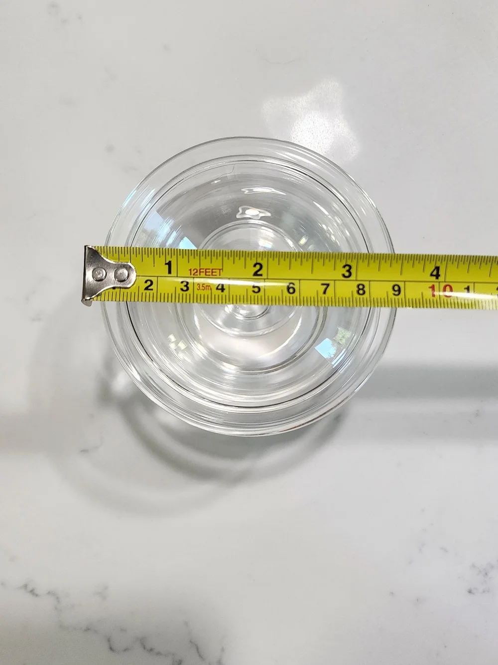Clear Glass Gaiwan Tea Set with Lid and Saucer - Clear